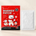 One warmer patch and its red sachet on an ivory background; choose the 50- or 100-patch pack separately