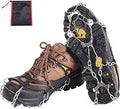 8-Point - Silver Teeth - Black chain ice grips - 35-48 supplier size reference
