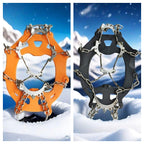 Children's 11-point chain ice grips - shared orange and black reference, colour requires confirmation