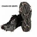 10-Point - Silver Teeth - Black chain ice grips - 35-48 supplier size reference