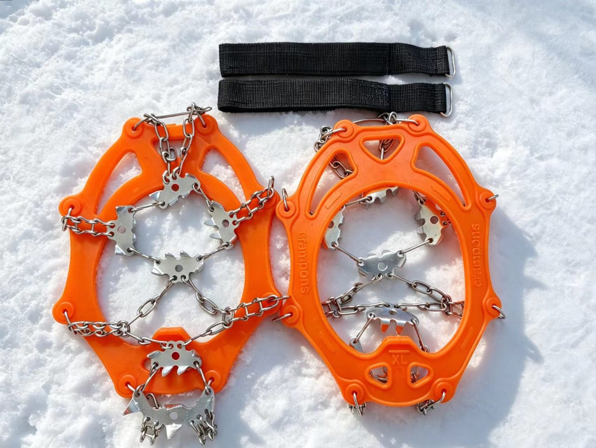 24-Point - Orange chain ice grips - XL - 44-48 supplier size reference