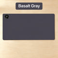 Heated desk mat in Basalt Gray - colour reference