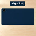 Heated desk mat in Night Blue - colour reference