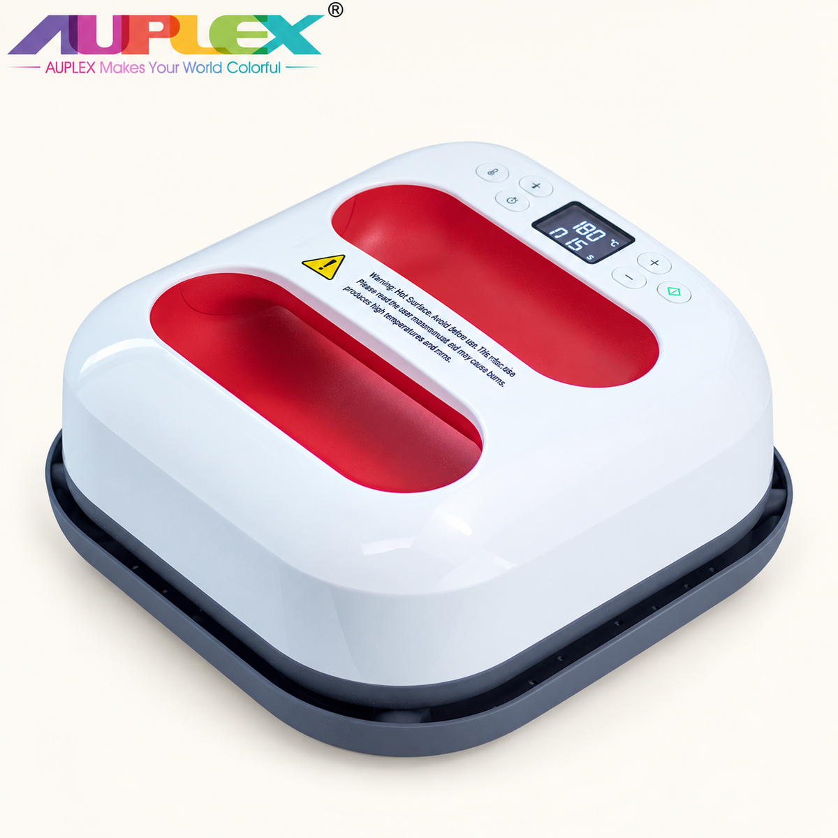 AUP-L1 handheld heat press; 22.5 by 22.5 cm heating plate