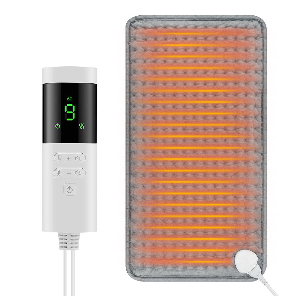 Model 406 heating pad and nine-level controller with illustrated heating wire layout