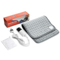 Model 406 grey PTC heating pad with controller, mains cable and retail packaging