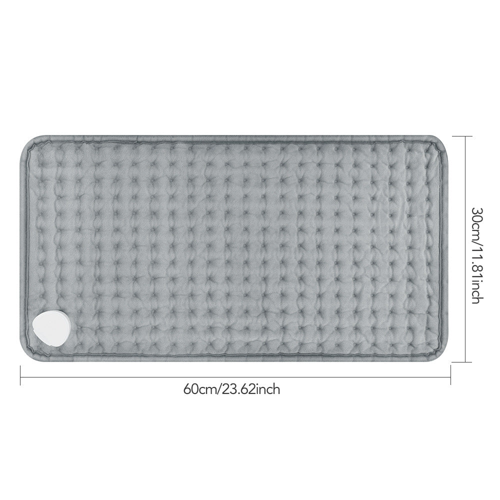 Model 406 grey heating pad measuring 30 by 60 cm