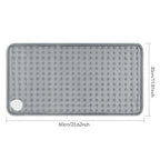 Model 406 grey heating pad measuring 30 by 60 cm