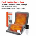 2026 plush grey heating pad and controller