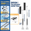 DR104 Telescopic 3-in-1 - Grey and White car snow-clearing tool