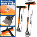 DR105 Telescopic 3-in-1 - Orange car snow-clearing tool