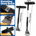 DR105 Telescopic 3-in-1 - Black car snow-clearing tool