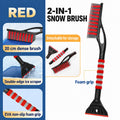 DR108 2-in-1 - Red car snow-clearing tool