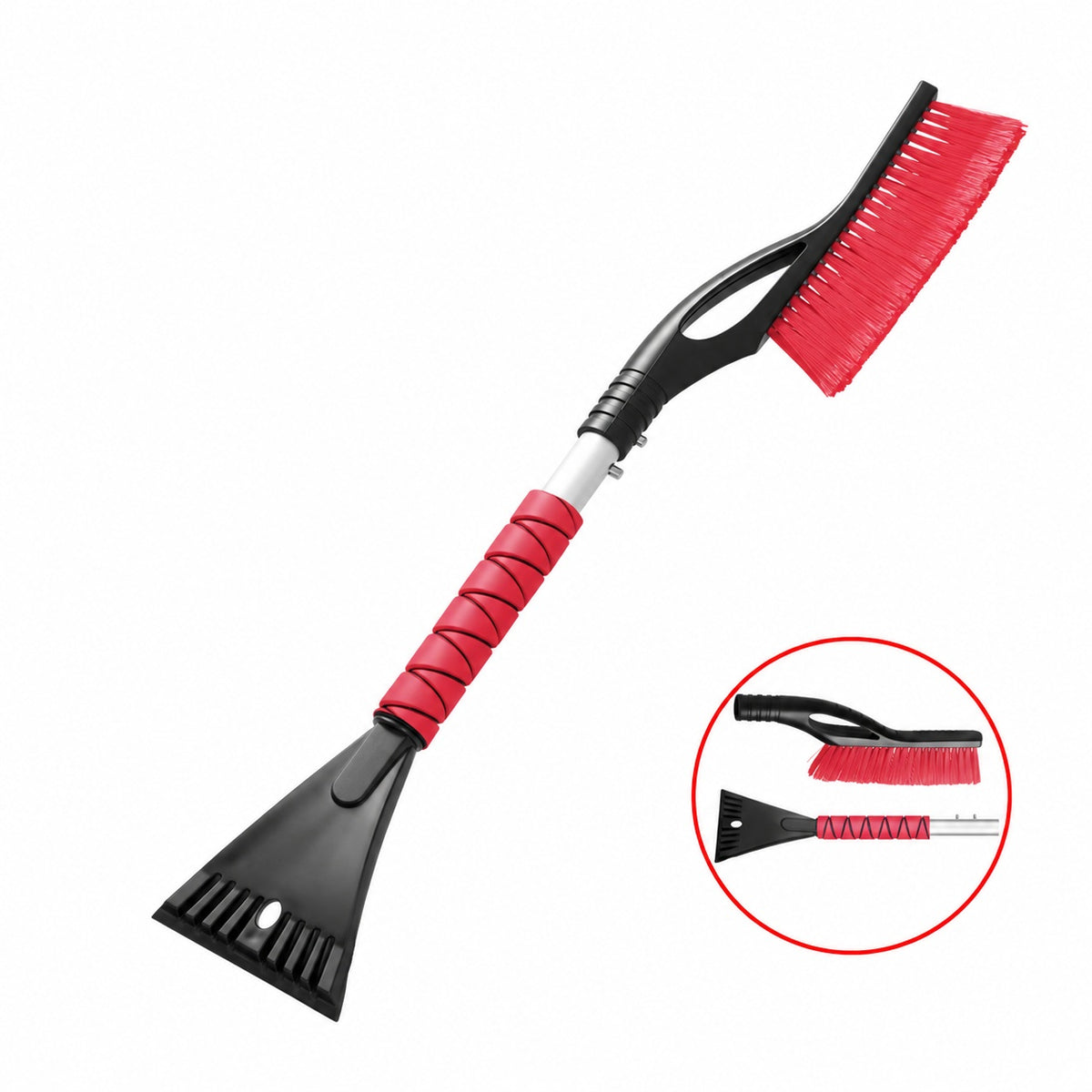 DR106 2-in-1 - Red car snow-clearing tool