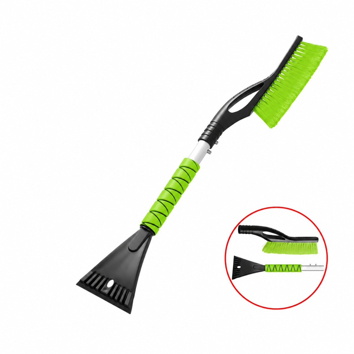 DR106 2-in-1 - Green car snow-clearing tool