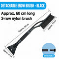 DR107 2-in-1 - Black car snow-clearing tool