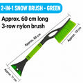 DR107 2-in-1 - Green car snow-clearing tool