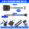 DR101-5 Telescopic 5-in-1 - Blue car snow-clearing tool