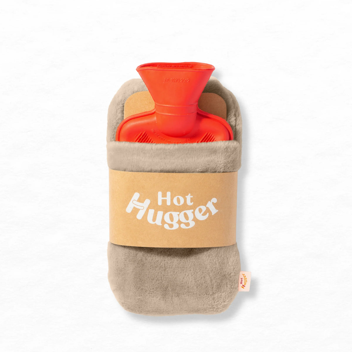 Hot Hugger 500 ml hot water bottle with Grey wearable cover